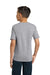 Jerzees 29B/29BR Youth Dri-Power Moisture Wicking Short Sleeve Crewneck T-Shirt Heather Grey Model Back