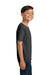 Jerzees 29B/29BR Youth Dri-Power Moisture Wicking Short Sleeve Crewneck T-Shirt Heather Black Model Side
