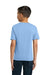 Jerzees 29B/29BR Youth Dri-Power Moisture Wicking Short Sleeve Crewneck T-Shirt Light Blue Model Back