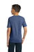 Jerzees 29B/29BR Youth Dri-Power Moisture Wicking Short Sleeve Crewneck T-Shirt Vintage Heather Blue Model Back