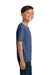 Jerzees 29B/29BR Youth Dri-Power Moisture Wicking Short Sleeve Crewneck T-Shirt Vintage Heather Blue Model Side