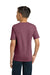 Jerzees 29B/29BR Youth Dri-Power Moisture Wicking Short Sleeve Crewneck T-Shirt Vintage Heather Maroon Model Back