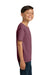 Jerzees 29B/29BR Youth Dri-Power Moisture Wicking Short Sleeve Crewneck T-Shirt Vintage Heather Maroon Model Side