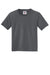 Jerzees 29B/29BR Youth Dri-Power Moisture Wicking Short Sleeve Crewneck T-Shirt Charcoal Grey Flat Front