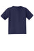 Jerzees 29B/29BR Youth Dri-Power Moisture Wicking Short Sleeve Crewneck T-Shirt Navy Blue Flat Back