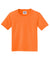 Jerzees 29B/29BR Youth Dri-Power Moisture Wicking Short Sleeve Crewneck T-Shirt Safety Orange Flat Front