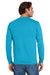 Jerzees 29LS/29LSR Mens Dri-Power Moisture Wicking Long Sleeve Crewneck T-Shirt California Blue Model Back