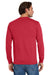Jerzees 29LS/29LSR Mens Dri-Power Moisture Wicking Long Sleeve Crewneck T-Shirt True Red Model Back
