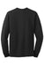 Jerzees 29LS/29LSR Mens Dri-Power Moisture Wicking Long Sleeve Crewneck T-Shirt Black Flat Back