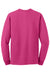 Jerzees 29LS/29LSR Mens Dri-Power Moisture Wicking Long Sleeve Crewneck T-Shirt Cyber Pink Flat Back