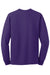 Jerzees 29LS/29LSR Mens Dri-Power Moisture Wicking Long Sleeve Crewneck T-Shirt Deep Purple Flat Back