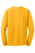 Jerzees 29LS/29LSR Mens Dri-Power Moisture Wicking Long Sleeve Crewneck T-Shirt Gold Flat Back