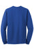 Jerzees 29LS/29LSR Mens Dri-Power Moisture Wicking Long Sleeve Crewneck T-Shirt Royal Blue Flat Back