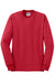Jerzees 29LS/29LSR Mens Dri-Power Moisture Wicking Long Sleeve Crewneck T-Shirt True Red Flat Front