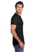 Jerzees 29MP/29MPR Mens Dri-Power Moisture Wicking Short Sleeve Crewneck T-Shirt w/ Pocket Black Model Side