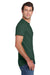 Jerzees 29MP/29MPR Mens Dri-Power Moisture Wicking Short Sleeve Crewneck T-Shirt w/ Pocket Forest Green Model Side