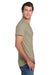 Jerzees 29MP/29MPR Mens Dri-Power Moisture Wicking Short Sleeve Crewneck T-Shirt w/ Pocket Khaki Model Side