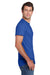Jerzees 29MP/29MPR Mens Dri-Power Moisture Wicking Short Sleeve Crewneck T-Shirt w/ Pocket Royal Blue Model Side