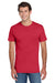 Jerzees 29MP/29MPR Mens Dri-Power Moisture Wicking Short Sleeve Crewneck T-Shirt w/ Pocket True Red Model Front