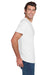 Jerzees 29MP/29MPR Mens Dri-Power Moisture Wicking Short Sleeve Crewneck T-Shirt w/ Pocket White Model Side