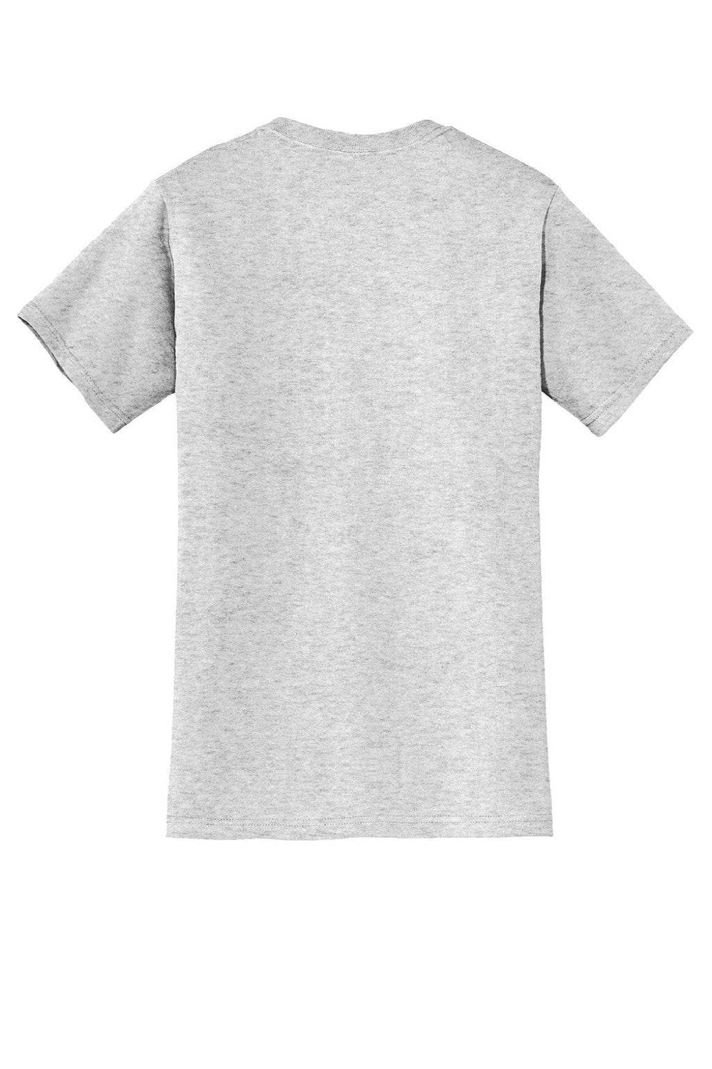 Jerzees 29MP/29MPR Mens Dri-Power Moisture Wicking Short Sleeve Crewneck T-Shirt w/ Pocket Ash Grey Flat Back