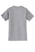 Jerzees 29MP/29MPR Mens Dri-Power Moisture Wicking Short Sleeve Crewneck T-Shirt w/ Pocket Heather Grey Flat Back