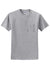 Jerzees 29MP/29MPR Mens Dri-Power Moisture Wicking Short Sleeve Crewneck T-Shirt w/ Pocket Heather Grey Flat Front