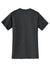 Jerzees 29MP/29MPR Mens Dri-Power Moisture Wicking Short Sleeve Crewneck T-Shirt w/ Pocket Heather Black Flat Back