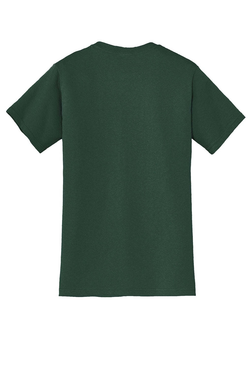 Jerzees 29MP/29MPR Mens Dri-Power Moisture Wicking Short Sleeve Crewneck T-Shirt w/ Pocket Forest Green Flat Back