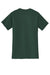 Jerzees 29MP/29MPR Mens Dri-Power Moisture Wicking Short Sleeve Crewneck T-Shirt w/ Pocket Forest Green Flat Back