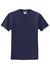 Jerzees 29MP/29MPR Mens Dri-Power Moisture Wicking Short Sleeve Crewneck T-Shirt w/ Pocket Navy Blue Flat Front