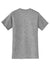 Jerzees 29MP/29MPR Mens Dri-Power Moisture Wicking Short Sleeve Crewneck T-Shirt w/ Pocket Oxford Grey Flat Back
