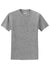 Jerzees 29MP/29MPR Mens Dri-Power Moisture Wicking Short Sleeve Crewneck T-Shirt w/ Pocket Oxford Grey Flat Front