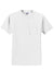 Jerzees 29MP/29MPR Mens Dri-Power Moisture Wicking Short Sleeve Crewneck T-Shirt w/ Pocket White Flat Front