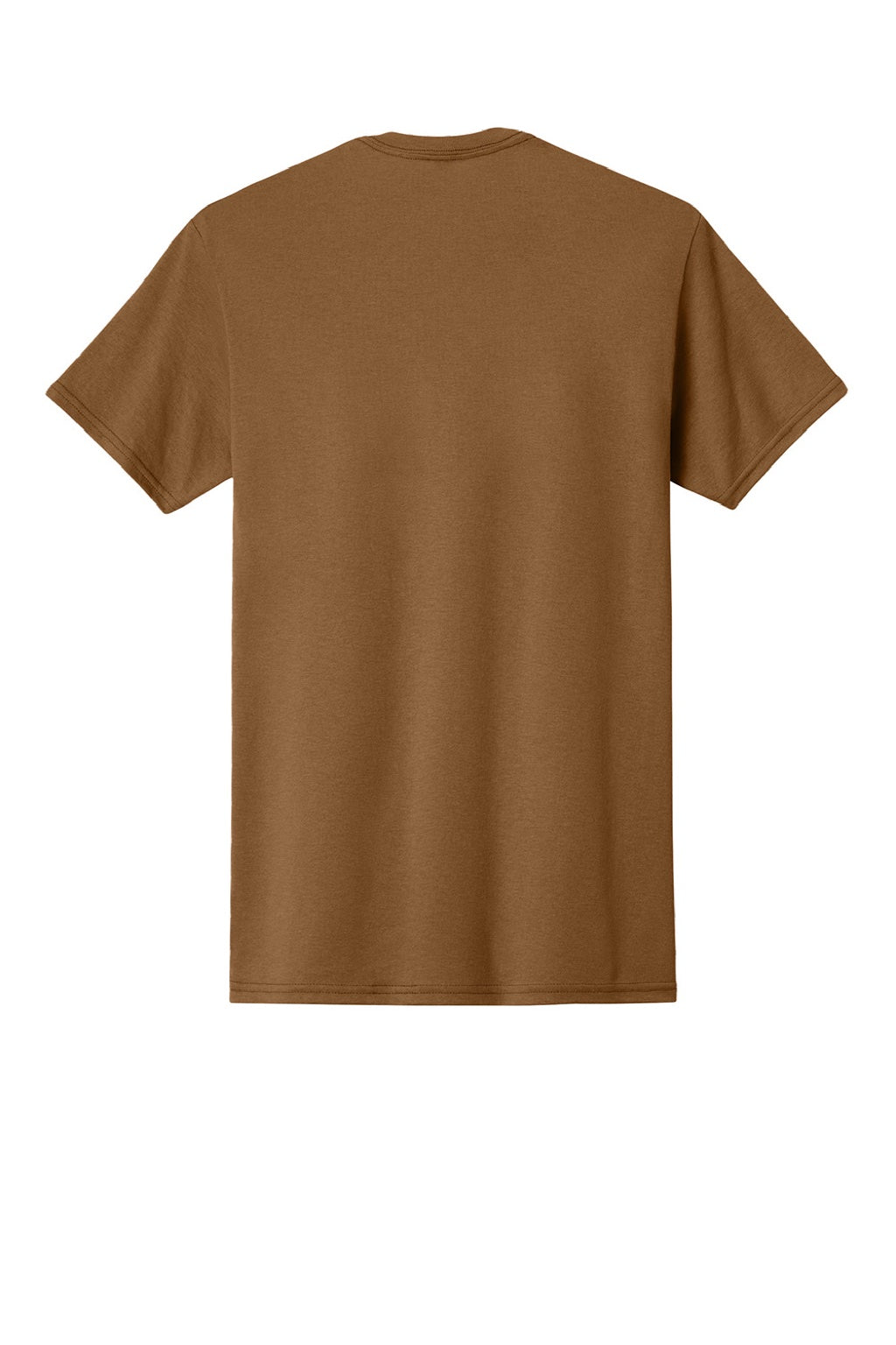 Jerzees 29M/29MR/29MT Mens Dri-Power Moisture Wicking Short Sleeve Crewneck T-Shirt Golden Pecan Brown Flat Back