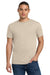 Jerzees 29M/29MR/29MT Mens Dri-Power Moisture Wicking Short Sleeve Crewneck T-Shirt Sandstone Brown Model Front