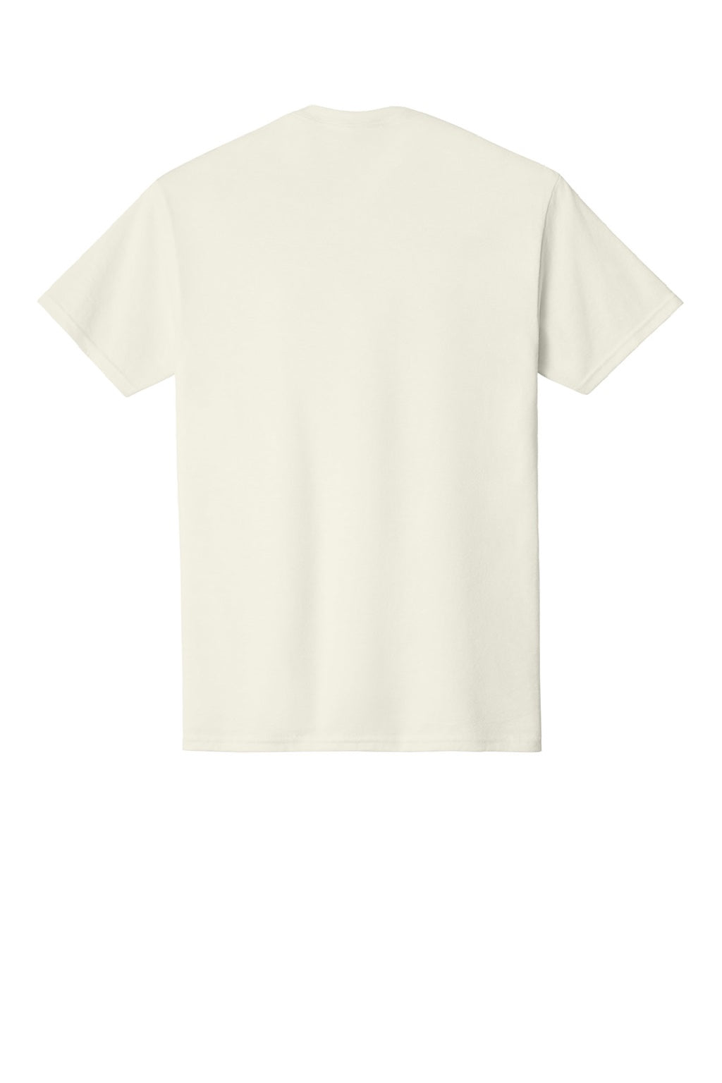 Jerzees 29M/29MR/29MT Mens Dri-Power Moisture Wicking Short Sleeve Crewneck T-Shirt Heather Sweet Cream Flat Back