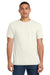 Jerzees 29M/29MR/29MT Mens Dri-Power Moisture Wicking Short Sleeve Crewneck T-Shirt Heather Sweet Cream Model Front
