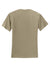 Jerzees 29M/29MR/29MT Mens Dri-Power Moisture Wicking Short Sleeve Crewneck T-Shirt Khaki Brown Flat Back