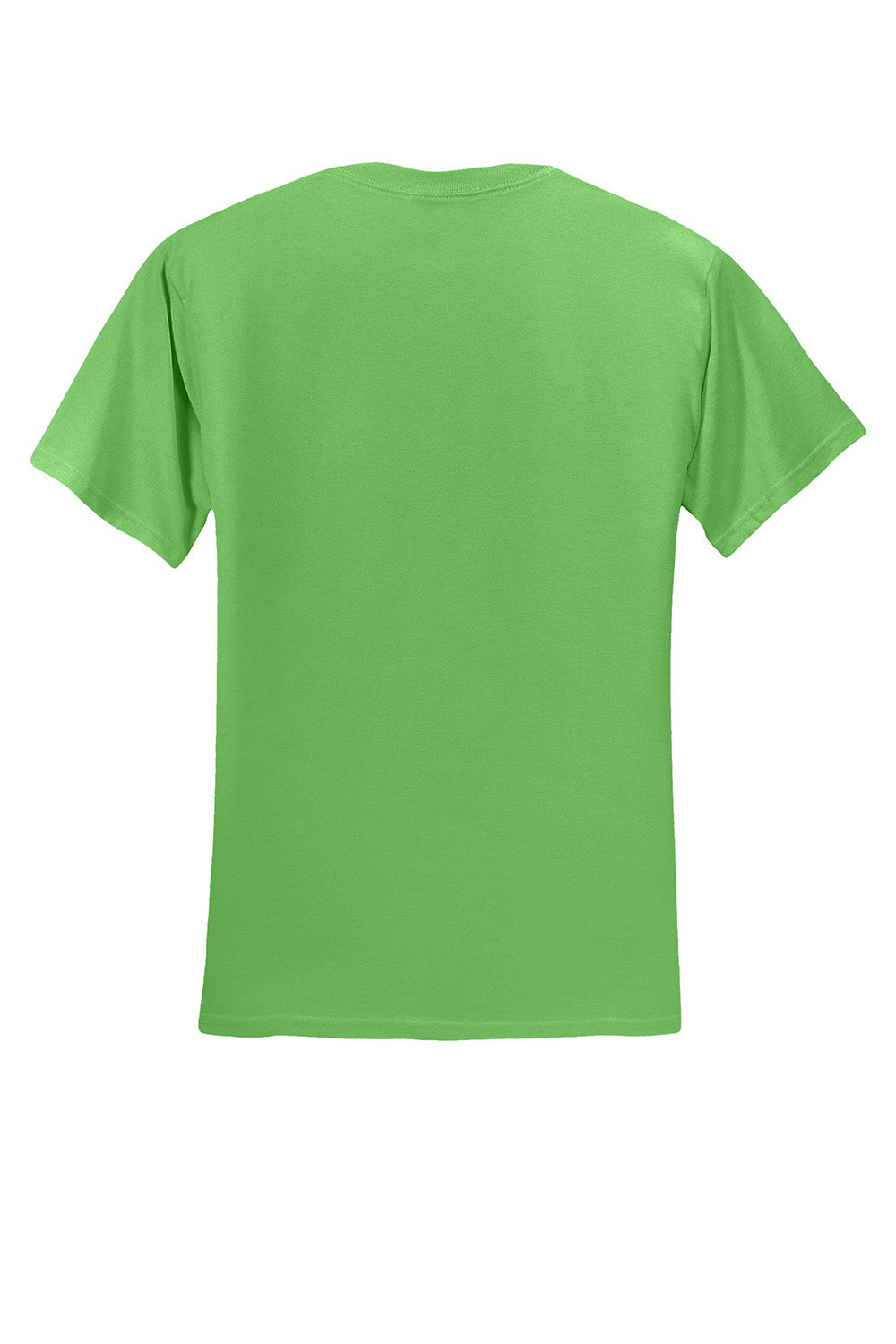 Jerzees 29M/29MR/29MT Mens Dri-Power Moisture Wicking Short Sleeve Crewneck T-Shirt Kiwi Green Flat Back