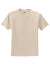 Jerzees 29M/29MR/29MT Mens Dri-Power Moisture Wicking Short Sleeve Crewneck T-Shirt Sandstone Brown Flat Front
