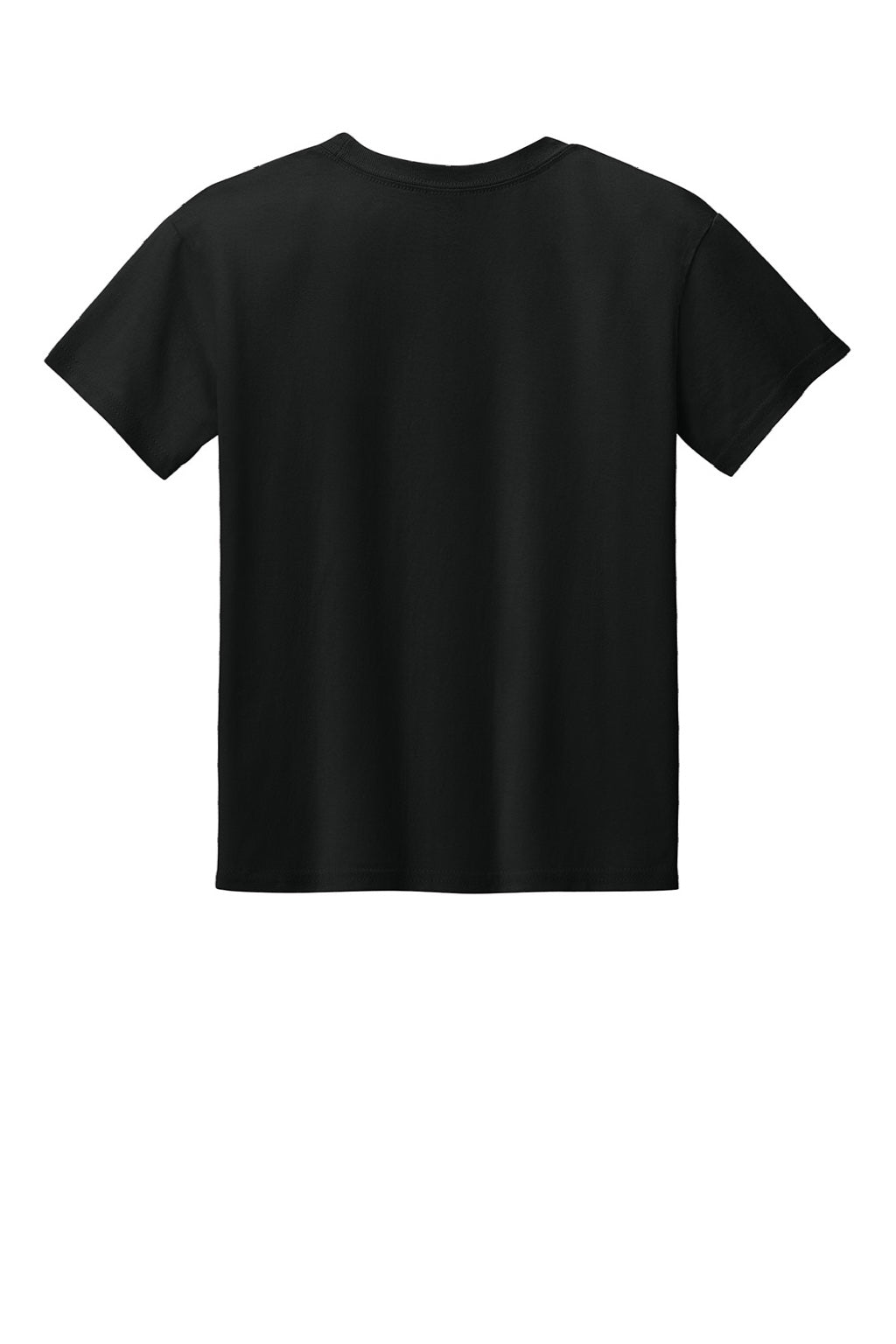 Gildan 3000B Womens Short Sleeve Crewneck T-Shirt Black Flat Back