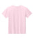Gildan 3000B Womens Short Sleeve Crewneck T-Shirt Light Pink Flat Back