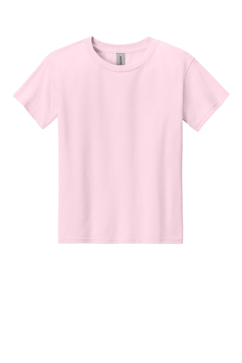 Gildan 3000B Womens Short Sleeve Crewneck T-Shirt Light Pink Flat Front