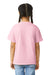 Gildan 3000B Womens Short Sleeve Crewneck T-Shirt Light Pink Model Back