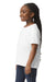Gildan 3000B Womens Short Sleeve Crewneck T-Shirt White Model Side