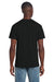 Gildan 3000 Mens Short Sleeve Crewneck T-Shirt Black Model Back