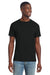 Gildan 3000 Mens Short Sleeve Crewneck T-Shirt Black Model Front