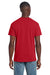Gildan 3000 Mens Short Sleeve Crewneck T-Shirt Red Model Back