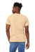 Bella + Canvas BC3001/3001C Mens Jersey Short Sleeve Crewneck T-Shirt Sand Dune Model Back